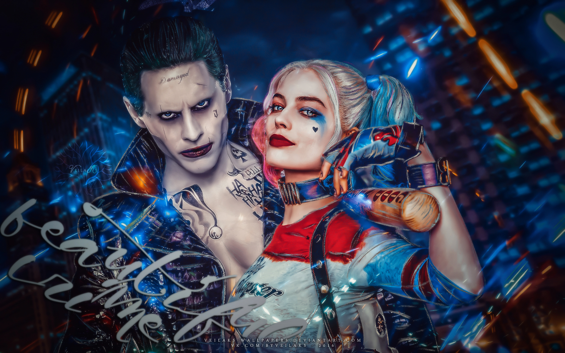 harley quinn wallpaper,art,illustration,space,fictional character,cg artwork