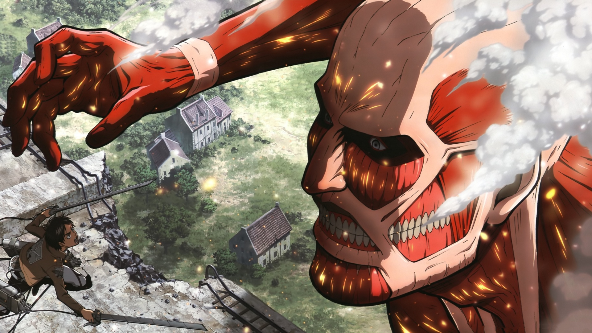 attack on titan wallpaper,action adventure game,fictional character,pc game,superhero,fiction