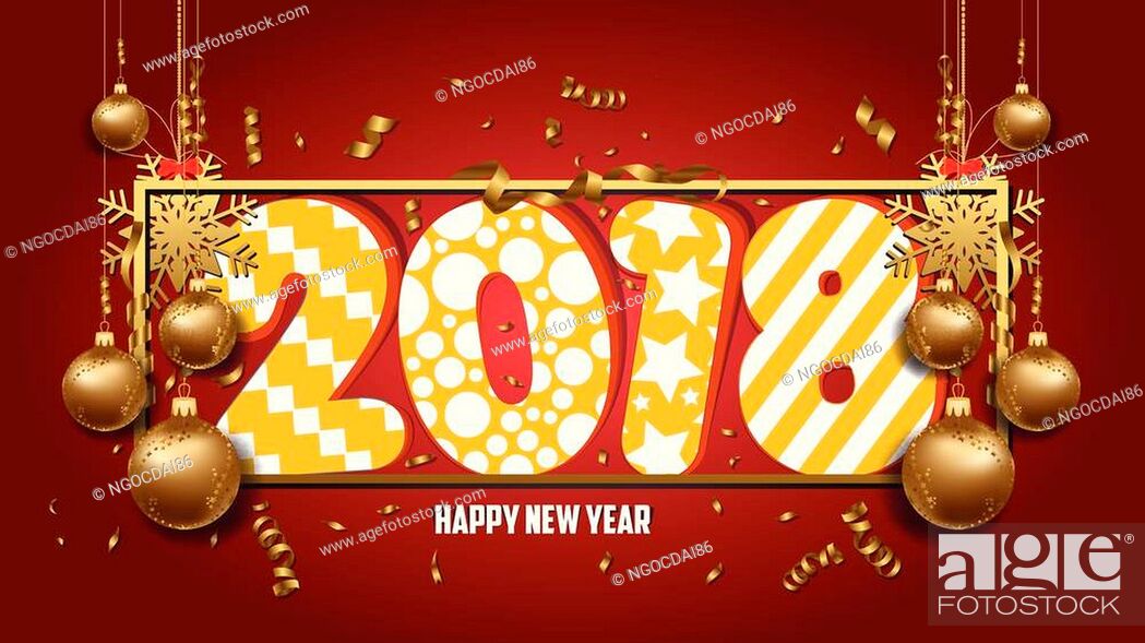 happy new year 2018 wallpapers,christmas decoration,christmas ornament,christmas eve,font,holiday