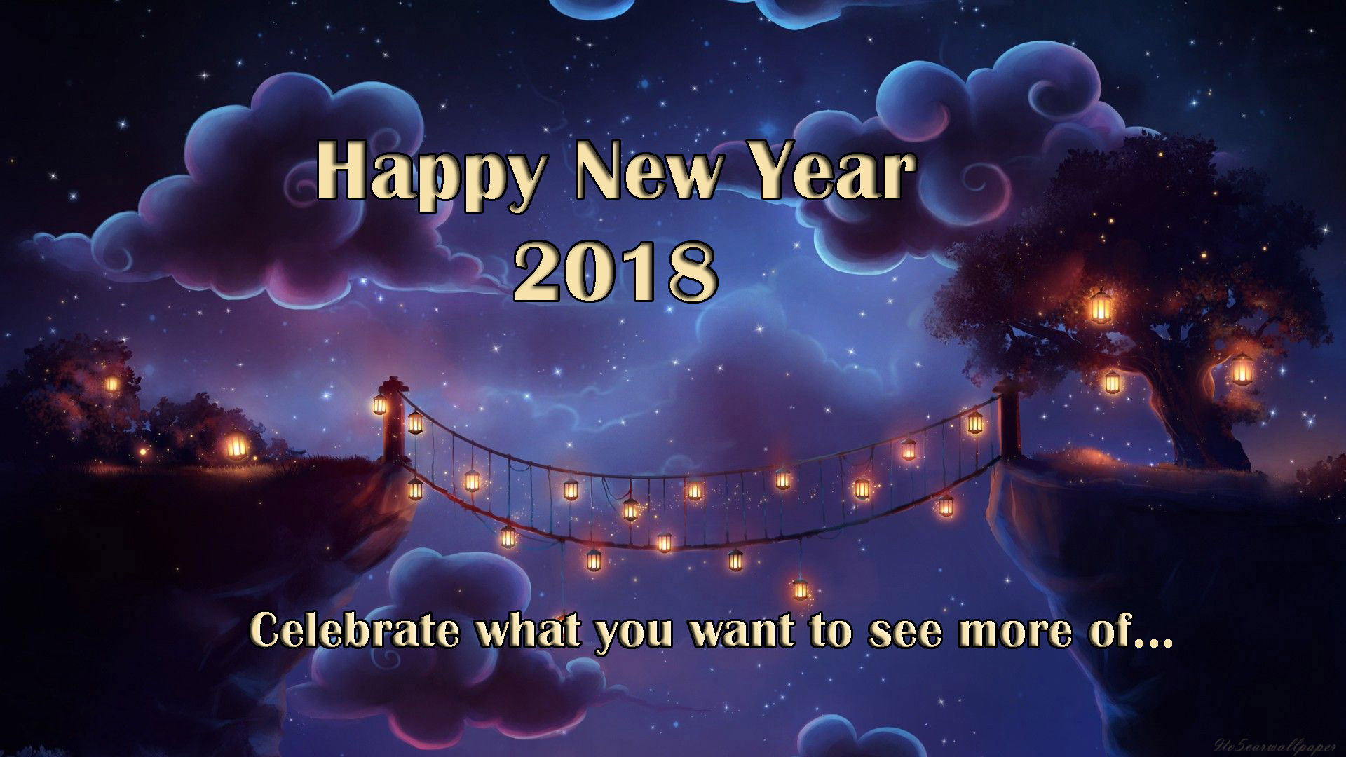 happy new year 2018 wallpapers,sky,text,night,christmas eve,font