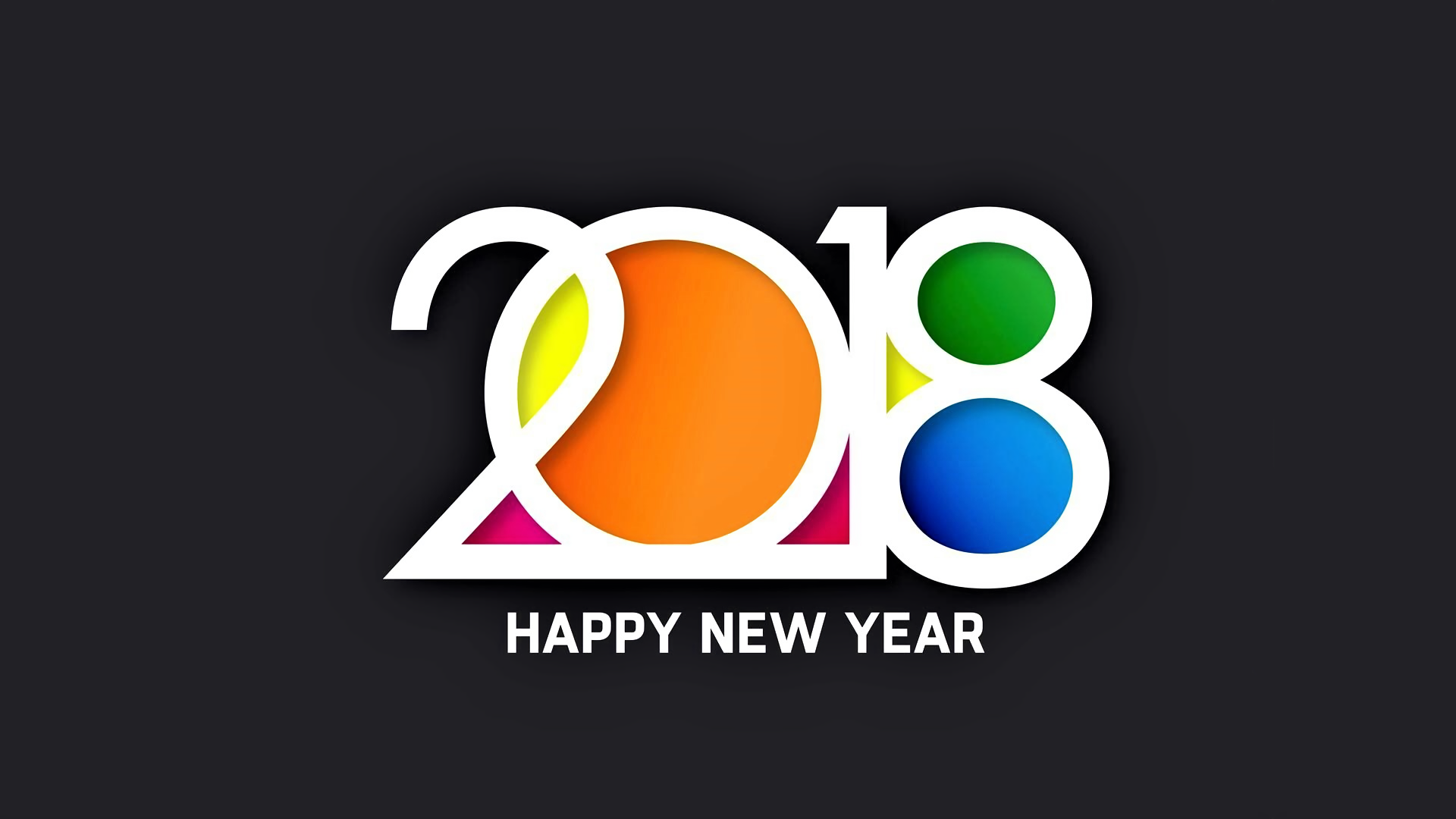 새해 복 많이 받으세요 2018 월페이퍼,본문,제도법,그래픽 디자인,폰트,원