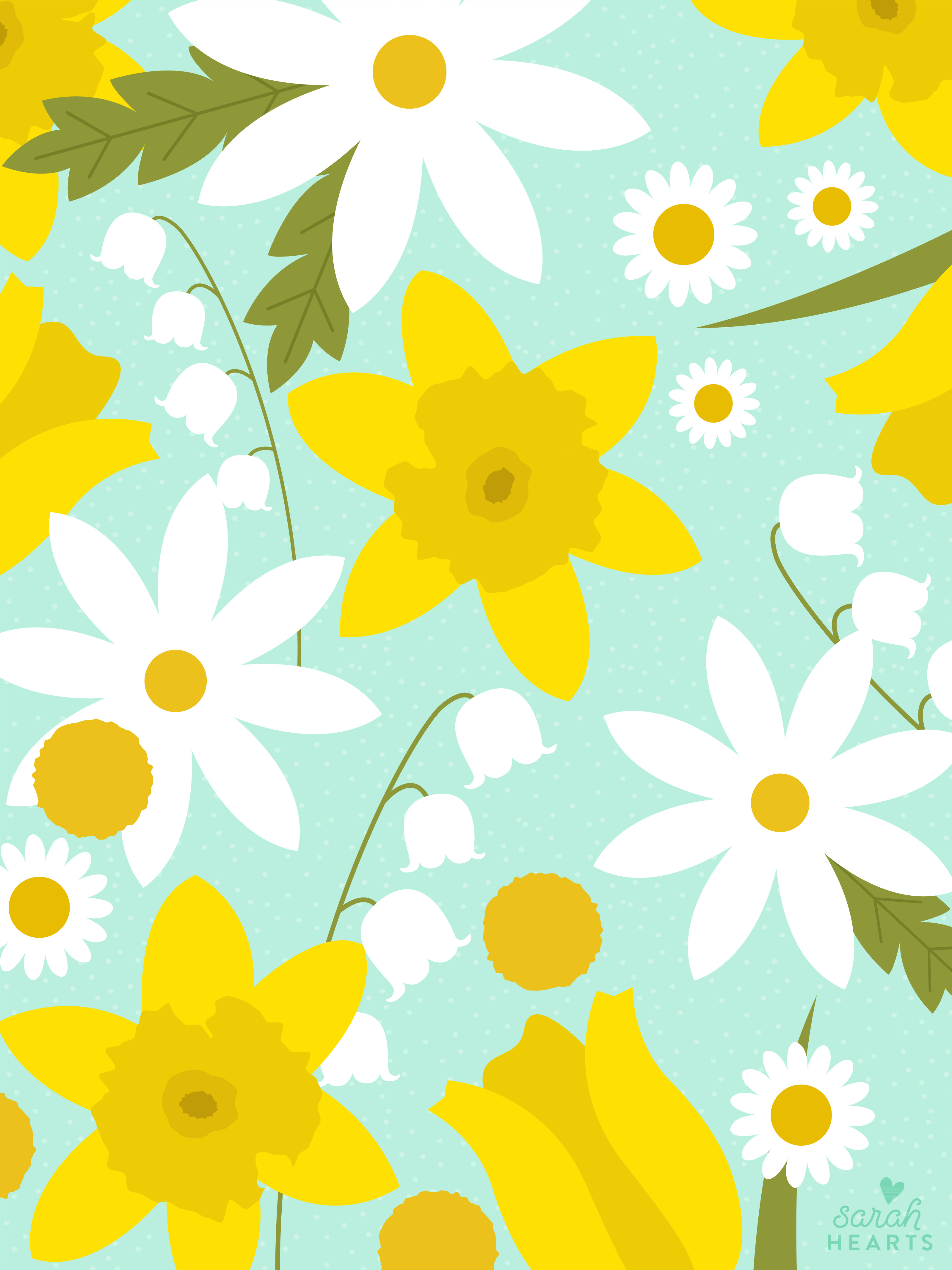 2018 wallpaper,yellow,pattern,flower,wildflower,design