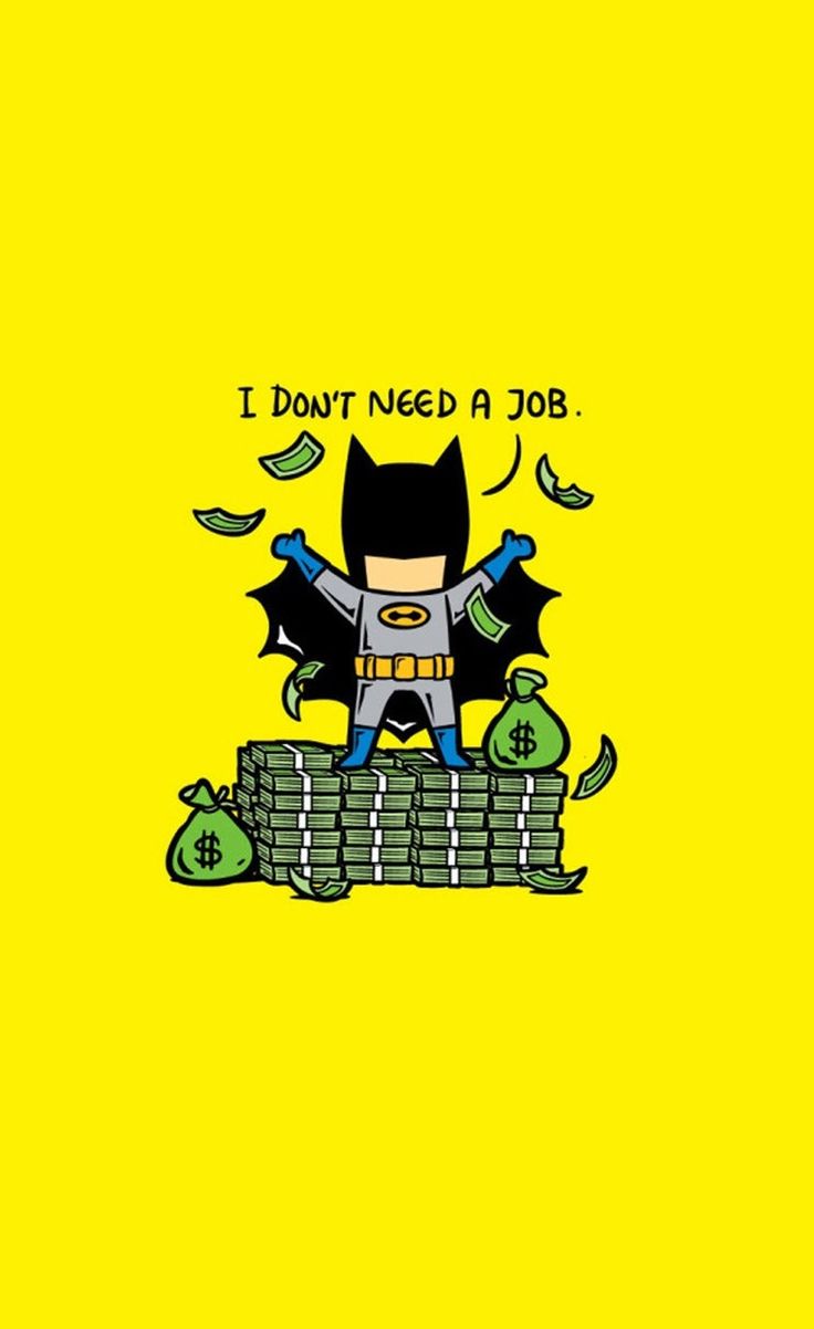 funny iphone wallpapers,cartoon,yellow,batman,fictional character,illustration