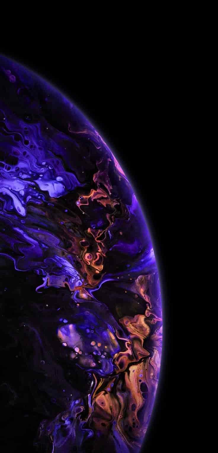 ios 11 fondo de pantalla,púrpura,violeta,agua,azul eléctrico,espacio