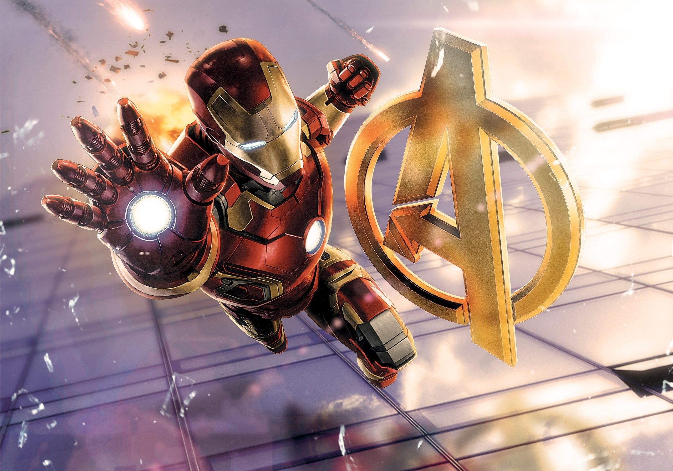 broken screen wallpaper,iron man,fictional character,superhero,cg artwork,strategy video game