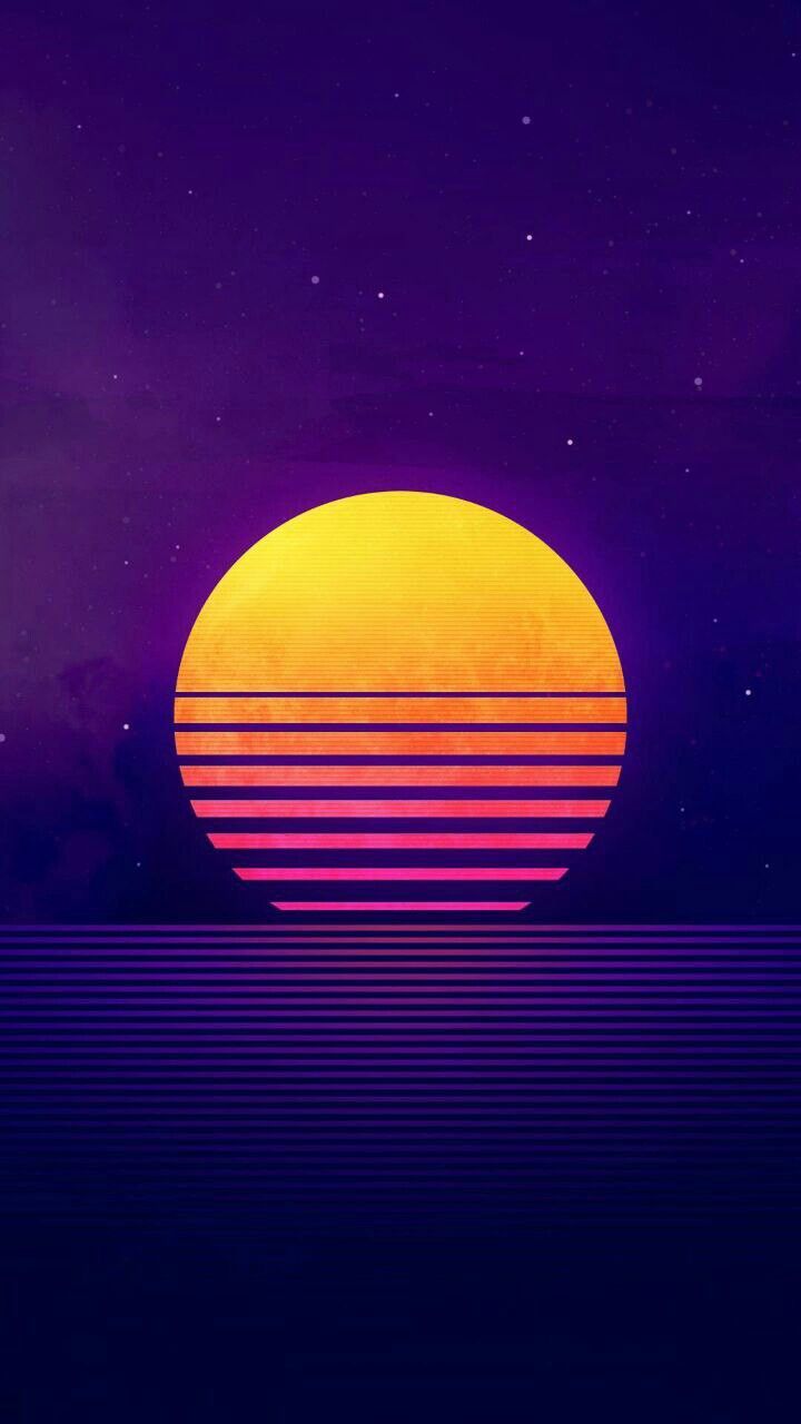papel pintado vaporwave,cielo,púrpura,violeta,ligero,horizonte