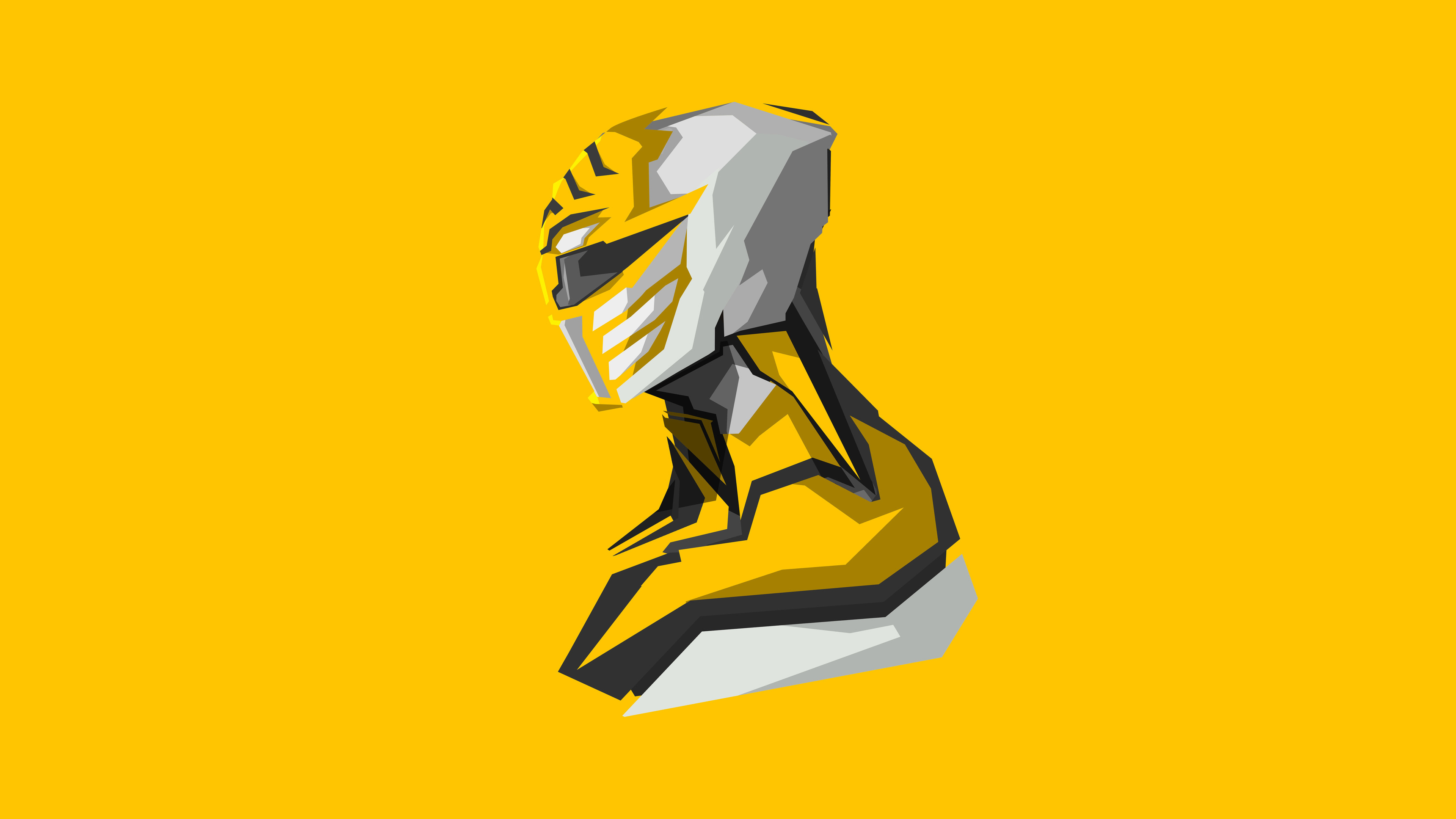 Yellow Power Rangers 4k Art - Power Rangers Full Hd- WallpaperUse