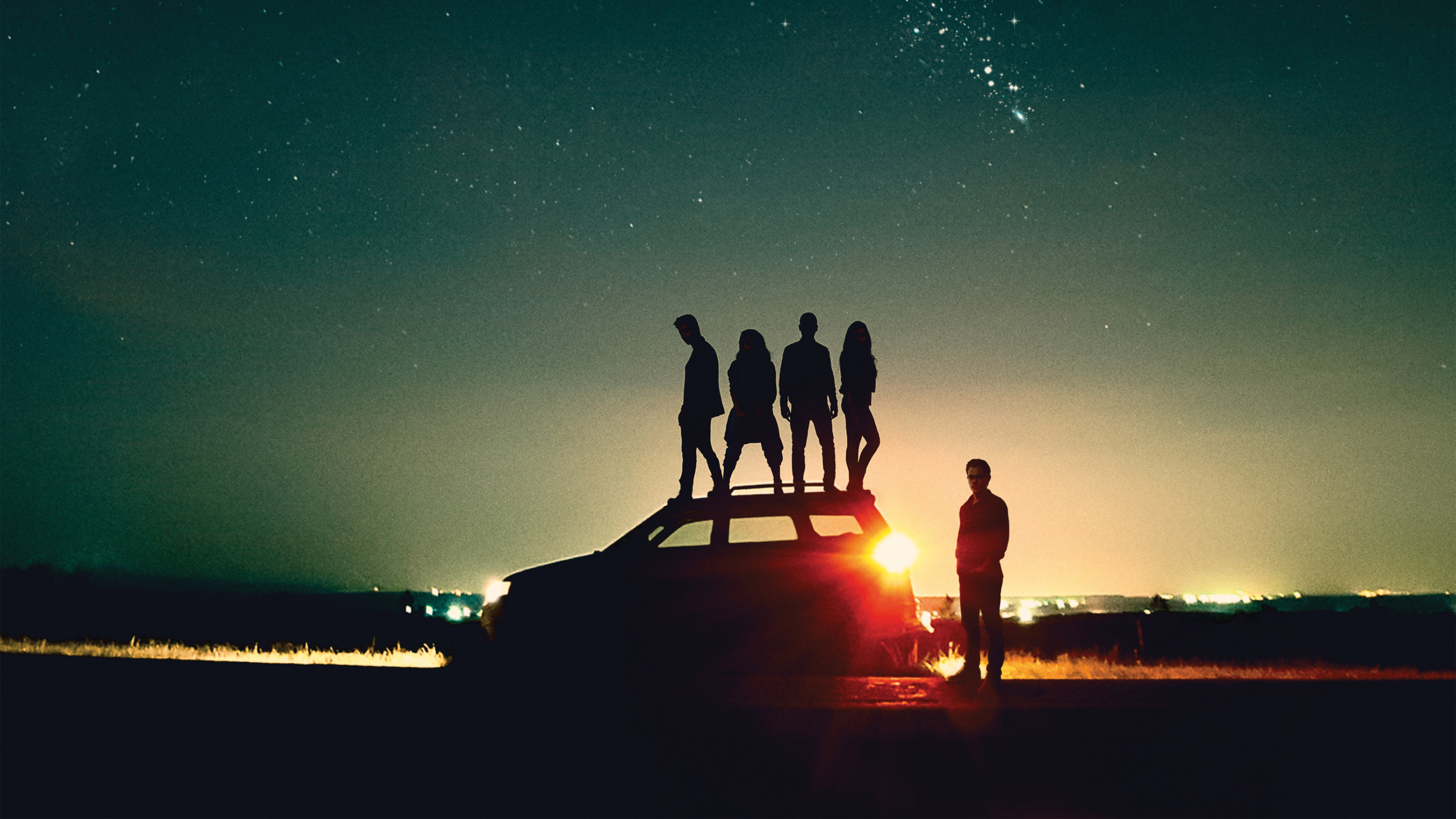 power rangers wallpaper,sky,night,horizon,photography,landscape