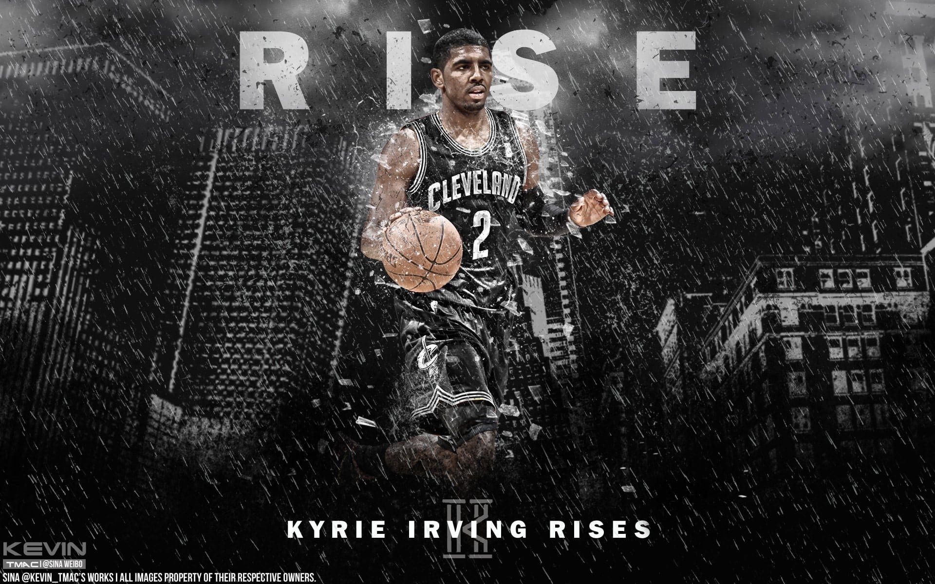 fond d'écran kyrie irving,couverture de l'album,police de caractère,texte,affiche,la photographie