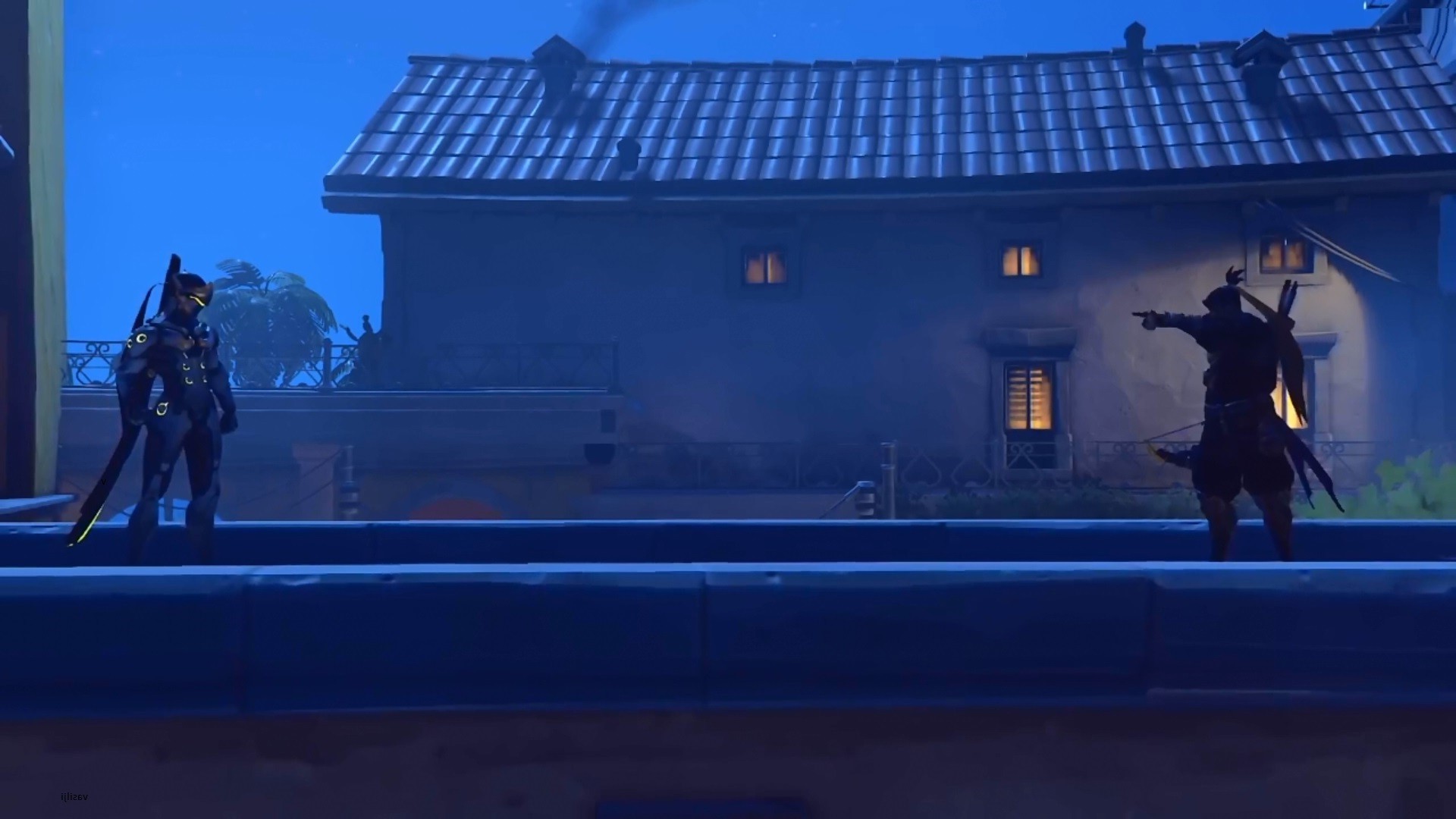 fondo de pantalla genji,azul,cielo,arquitectura,casa,actuación
