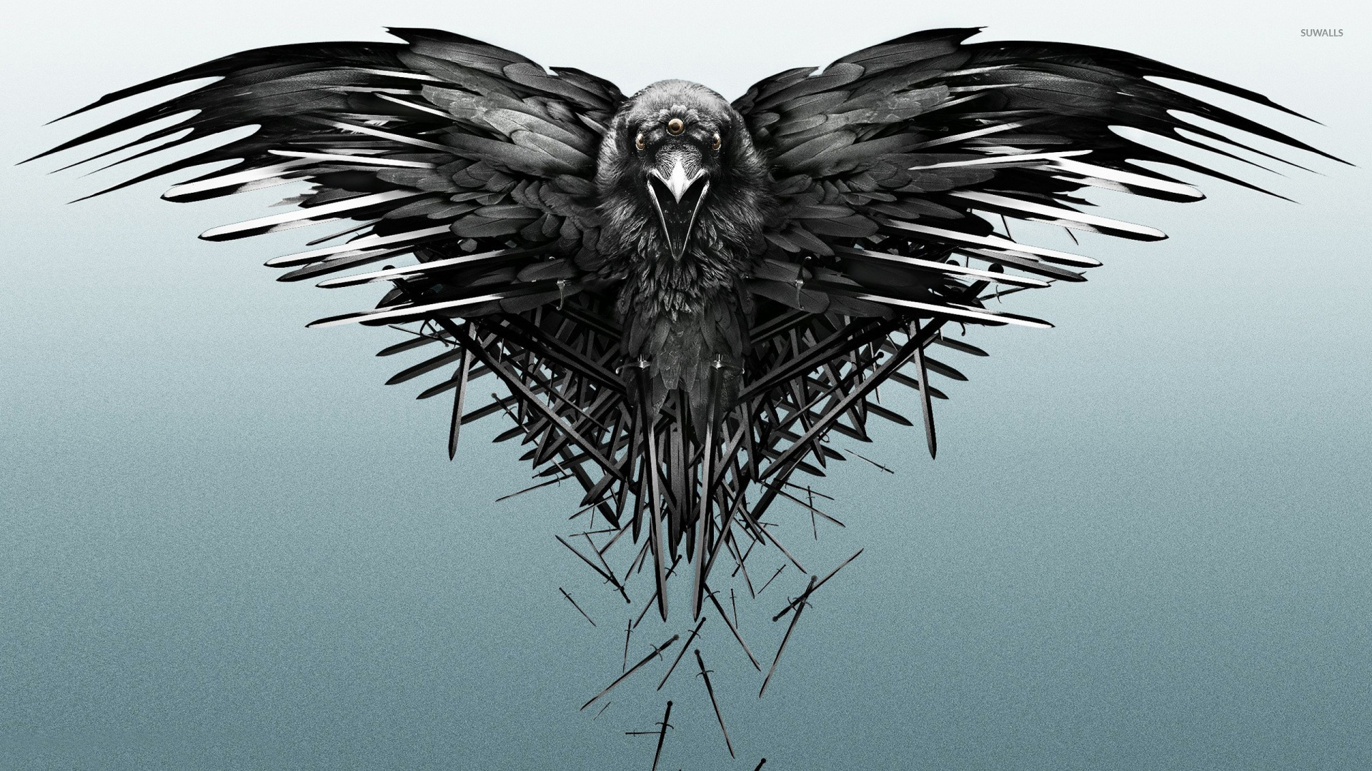 game of thrones wallpaper,bird,bird of prey,eagle,wing,accipitriformes