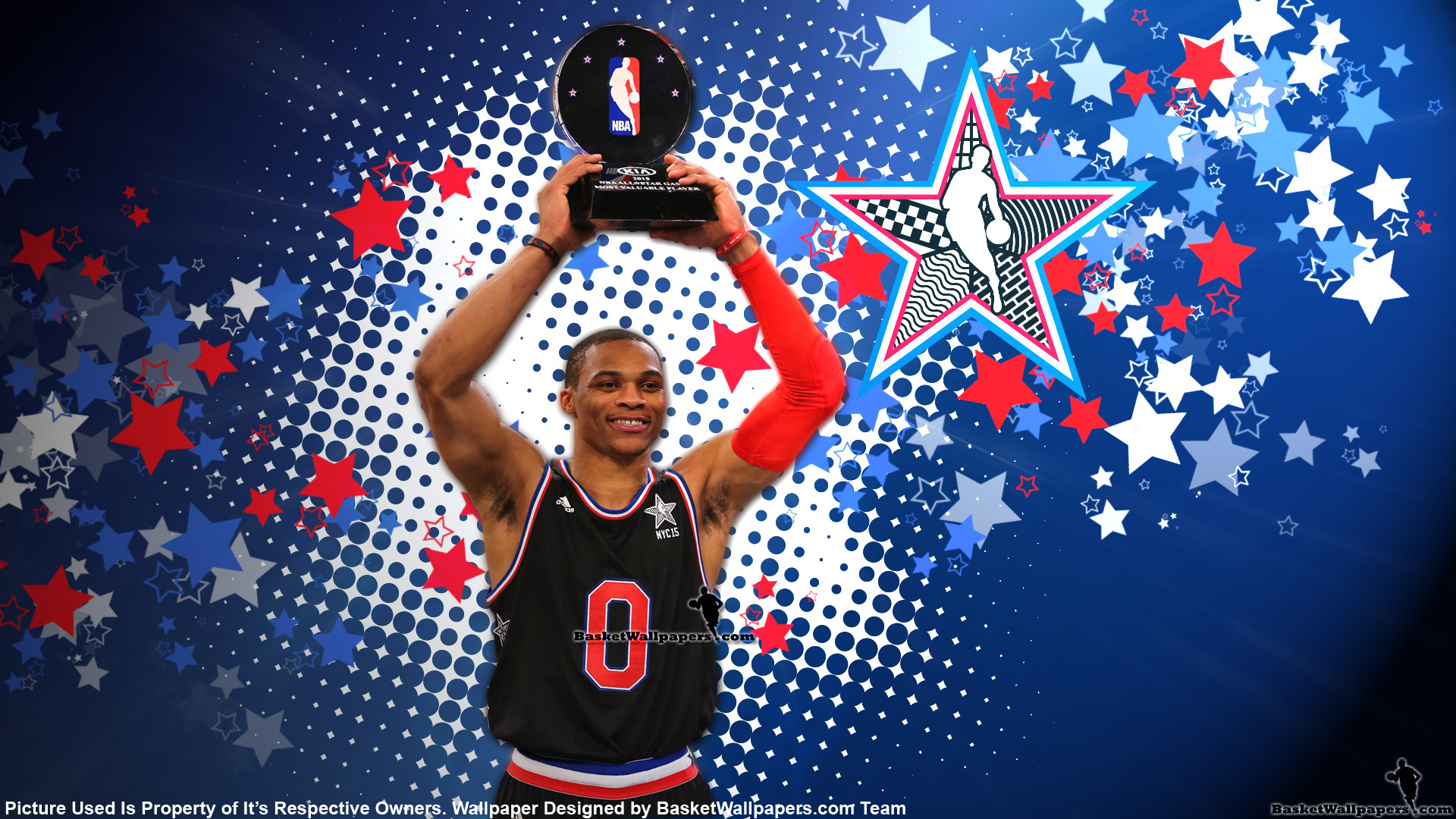 fondo de pantalla de russell westbrook,jugador de baloncesto,concurso de talentos,super bowl,ventilador,movimientos de baloncesto