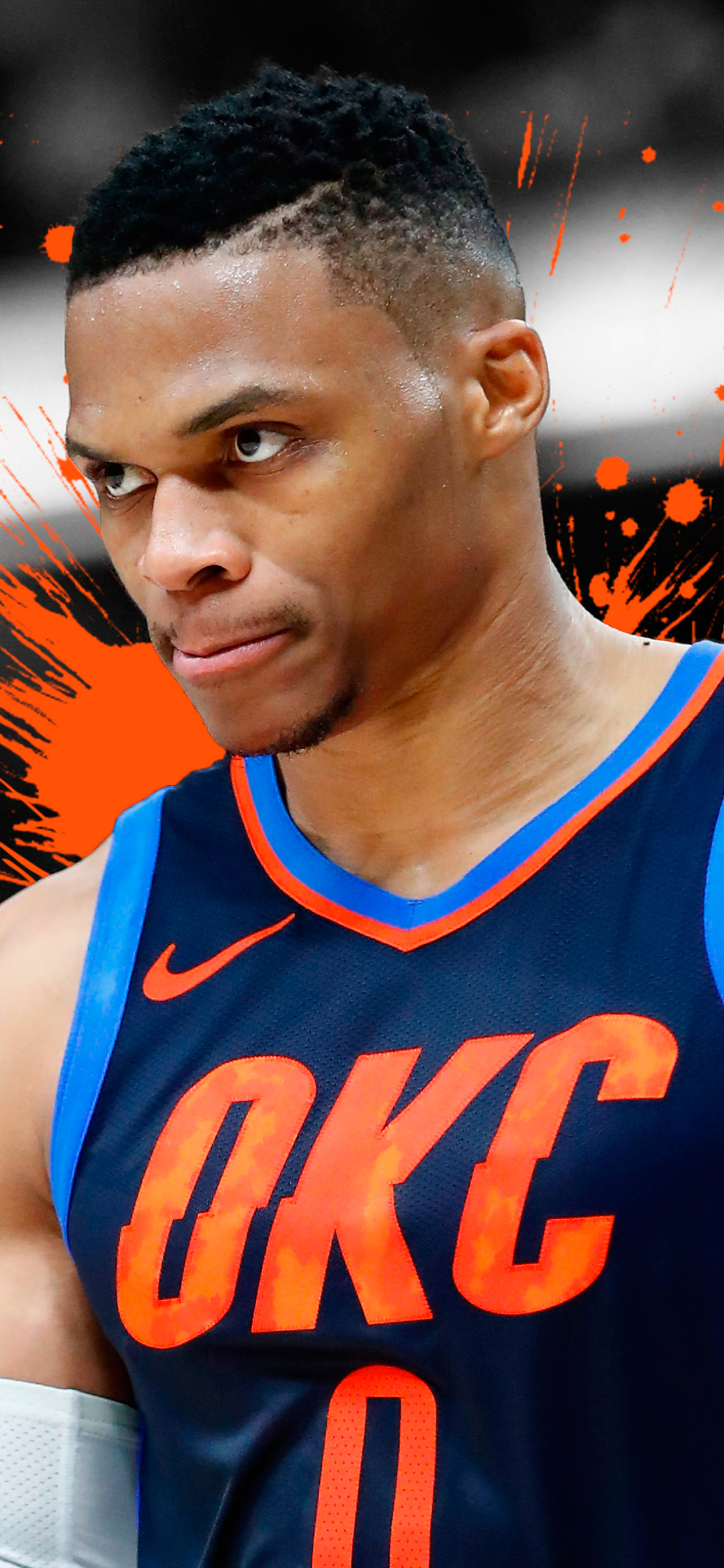 russell westbrook wallpaper,hair,hairstyle,basketball player,forehead,player