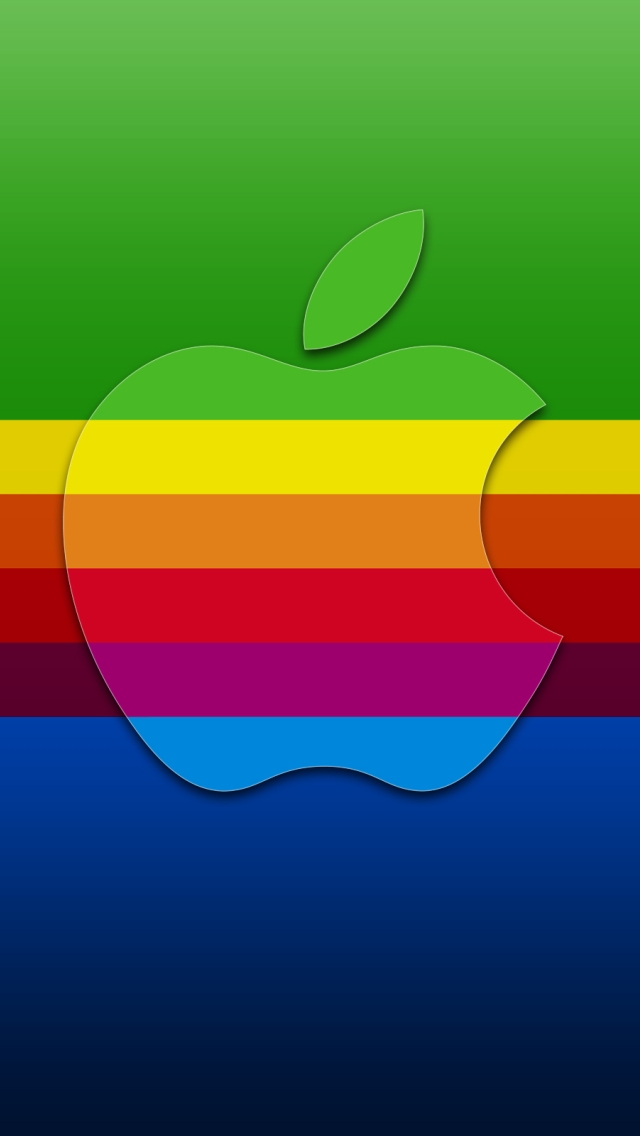 apple wallpaper hd,green,blue,colorfulness,yellow,sky