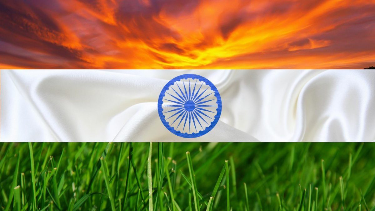 tiranga wallpaper,flag,natural landscape,grass,grass family,sky