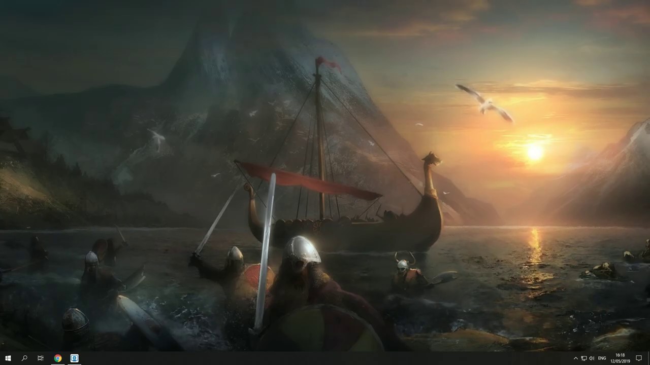 vikings wallpaper,pc game,strategy video game,sky,screenshot,vehicle