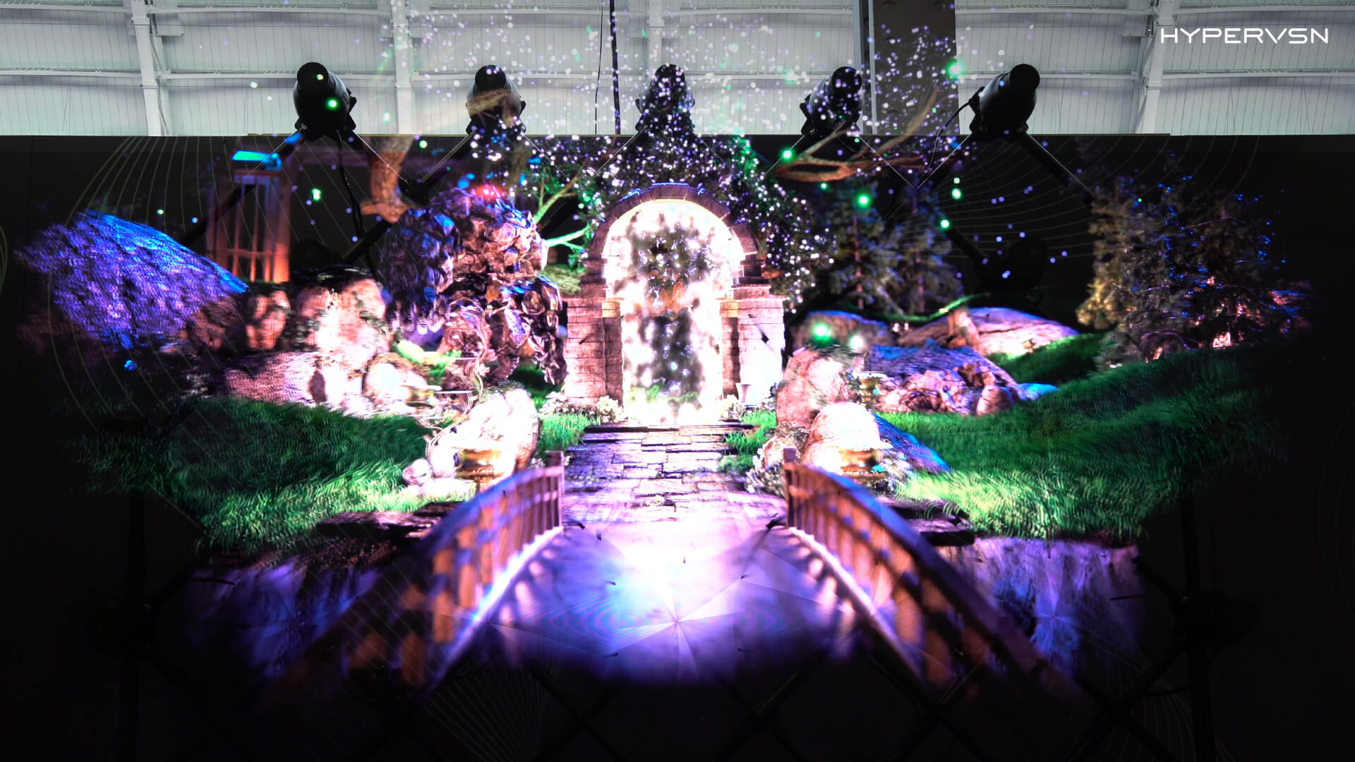 3d hologram wallpaper,light,purple,lighting,night,reflection