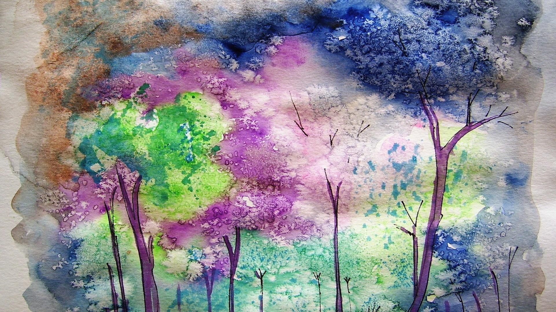 watercolor wallpaper,watercolor paint,painting,purple,lilac,lavender