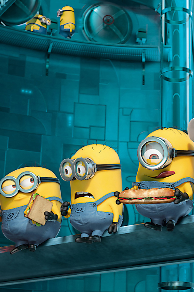 minions wallpaper,machine,metal