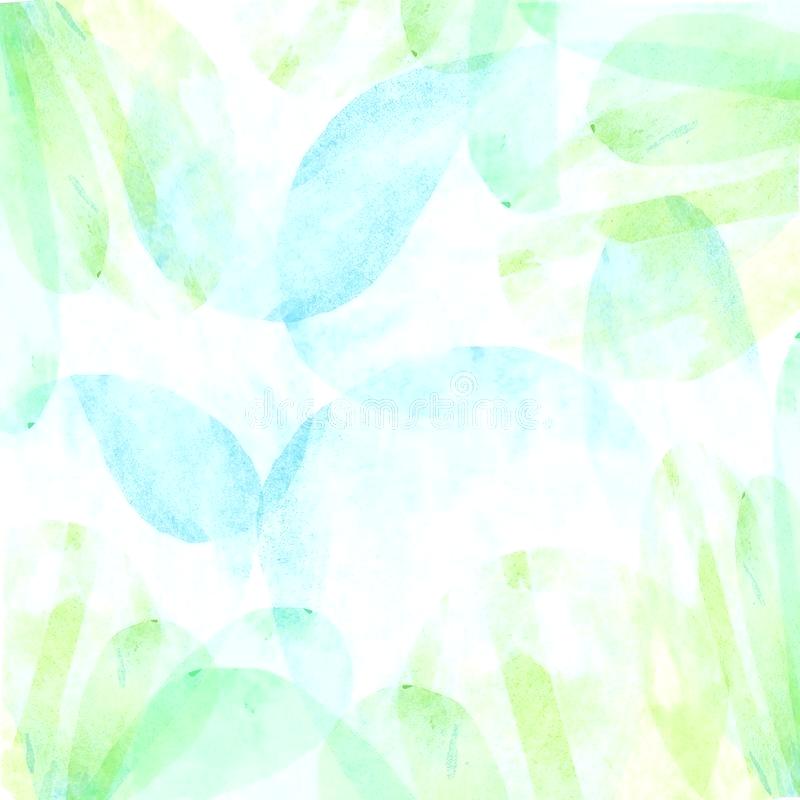 수채화 벽지,초록,아쿠아,잎,터키 옥,무늬