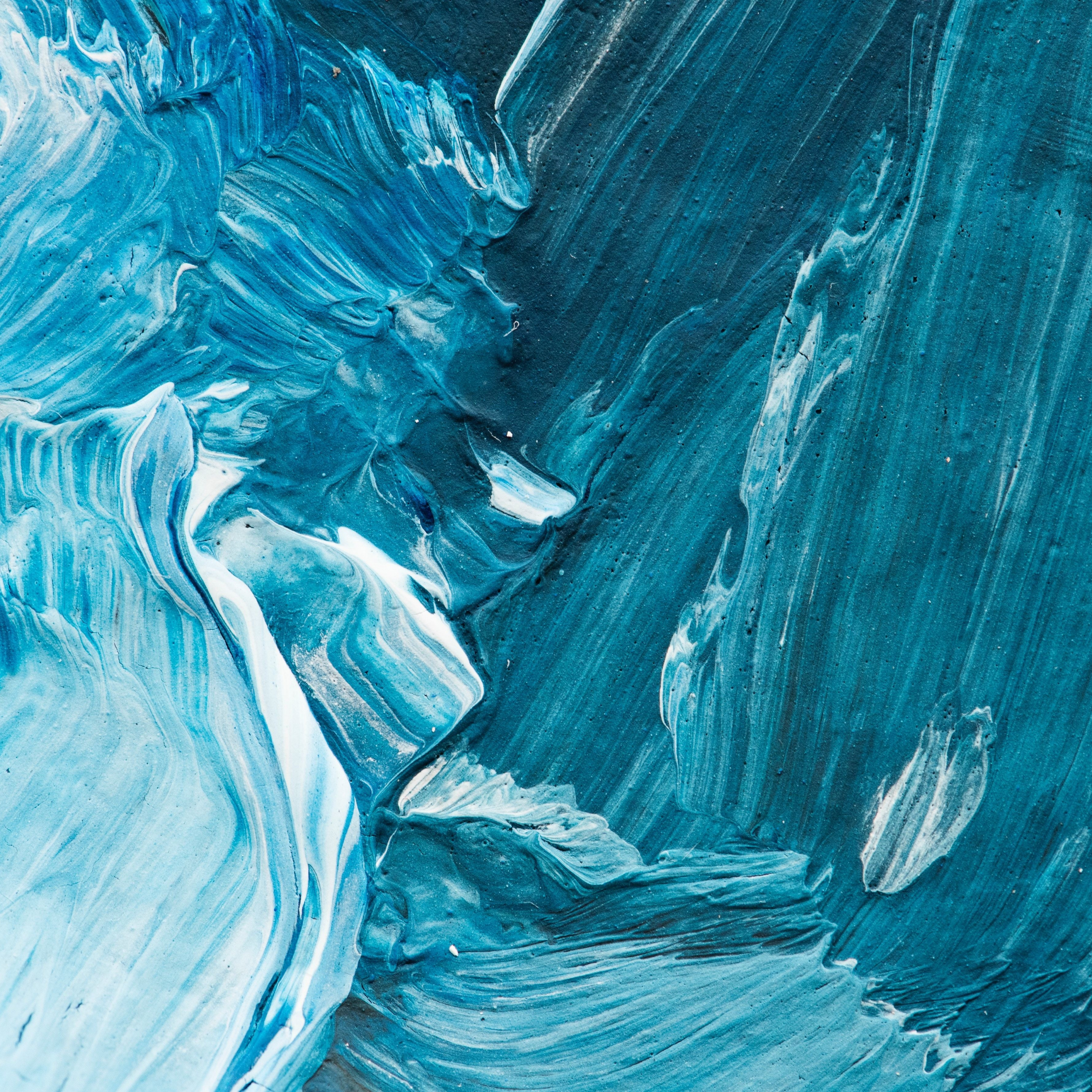 水彩画の壁紙,水,青い,アクア,氷の洞窟,アクリル絵の具