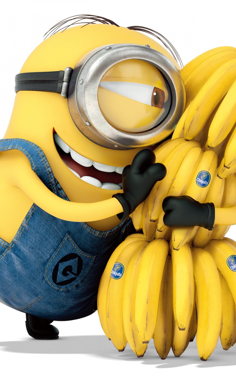 minions wallpaper,banana family,banana,yellow,plant,fruit