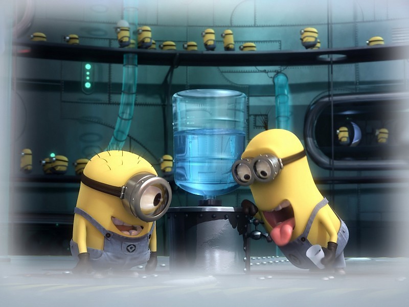 minions wallpaper,toy,yellow,animation,action figure,playset