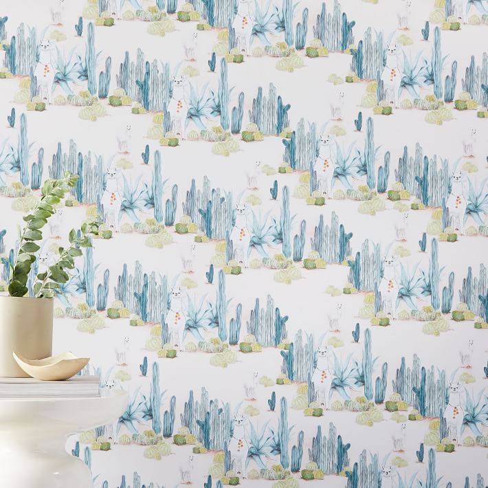 サボテンの壁紙 市 風景 水彩絵の具 工場 アート Wallpaperuse