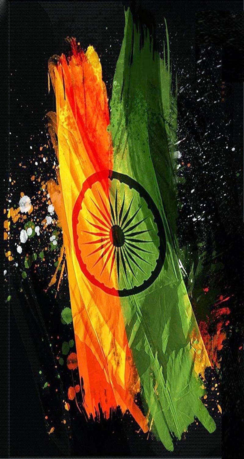 carta da parati bandiera indiana,verde,arancia,foglia,giallo,pianta