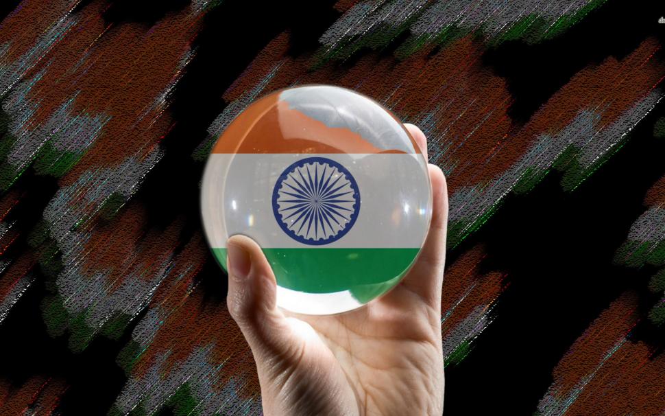 carta da parati bandiera indiana,verde,mano,cerchio