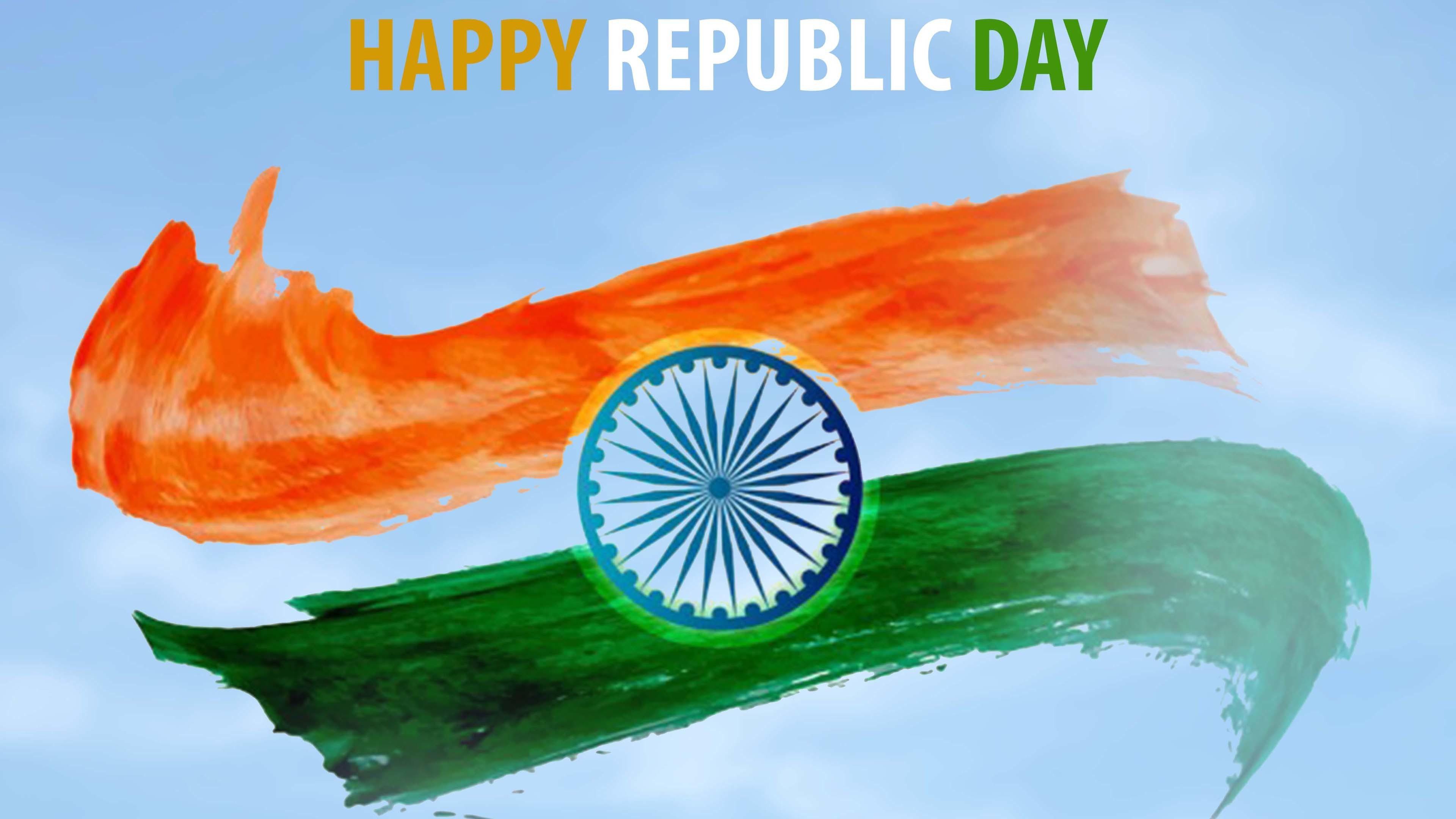 fondo de pantalla de bandera india,bandera,cielo,ilustración,día de la independencia,pintura de acuarela