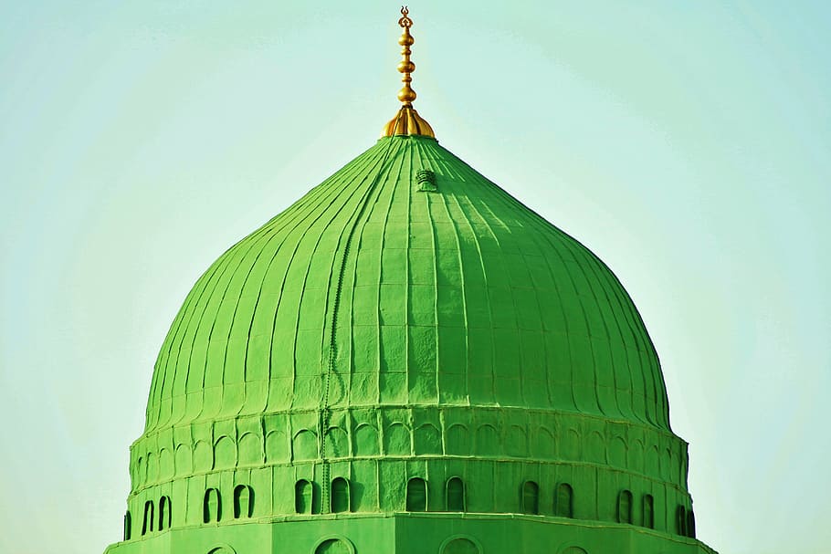 carta da parati islamica hd,cupola,verde,architettura,moschea,luogo di culto