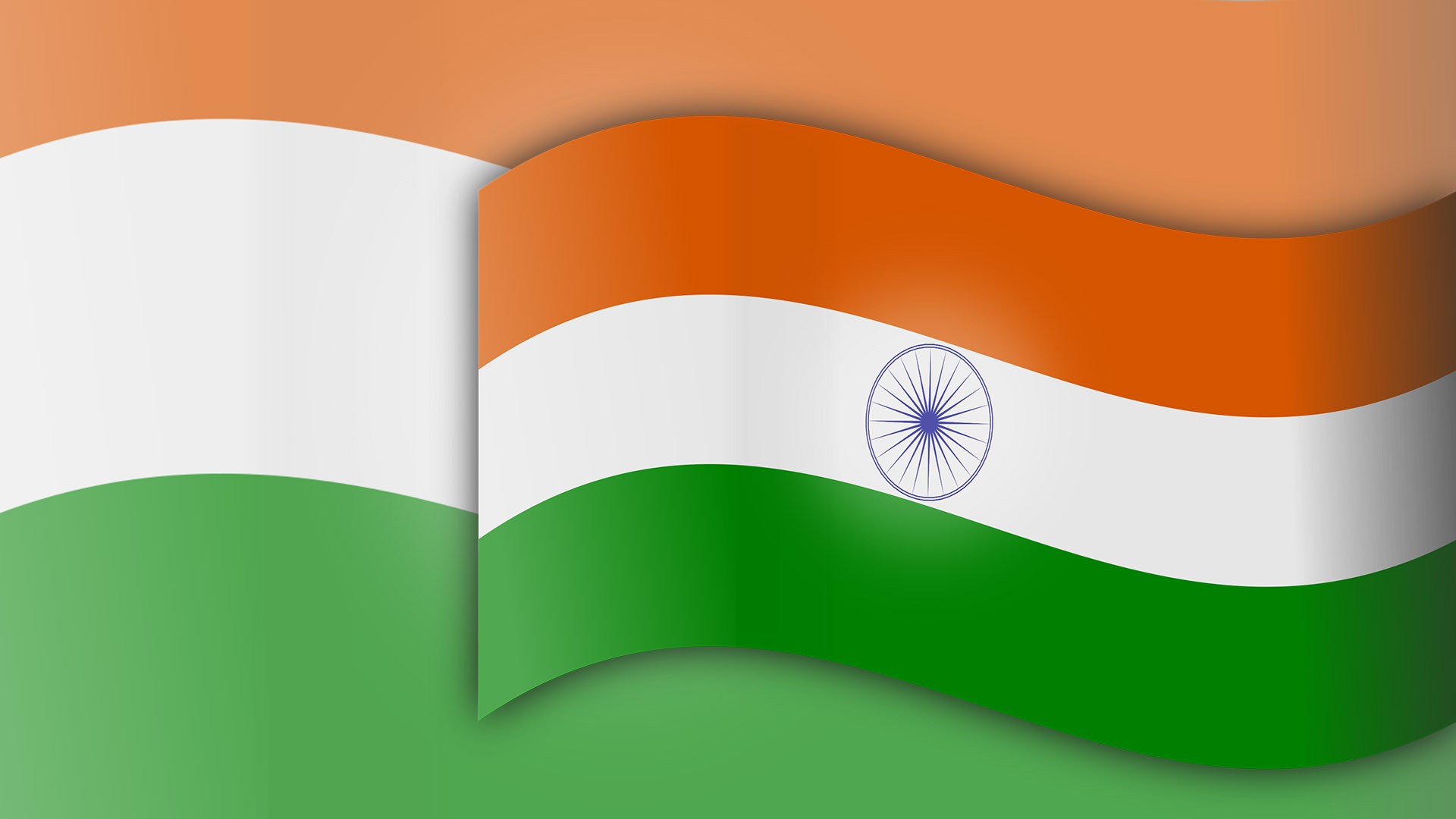 independence day wallpaper,flag,green,orange,line,logo