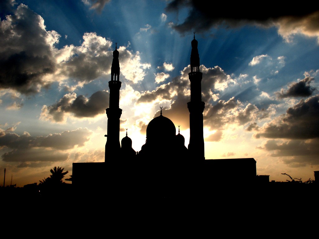 islamic wallpaper hd,sky,cloud,silhouette,mosque,landmark