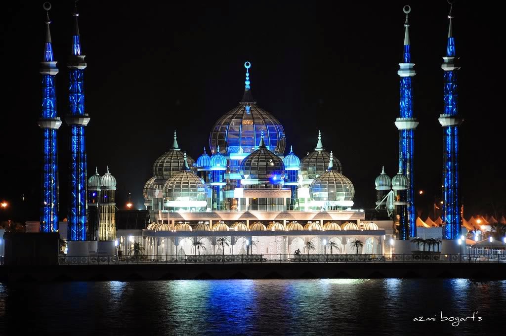 fond d'écran islamique hd,mosquée,nuit,lieu de culte,lumière,bâtiment