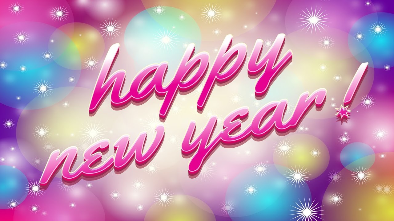 happy new year wallpaper,text,pink,font,purple,violet
