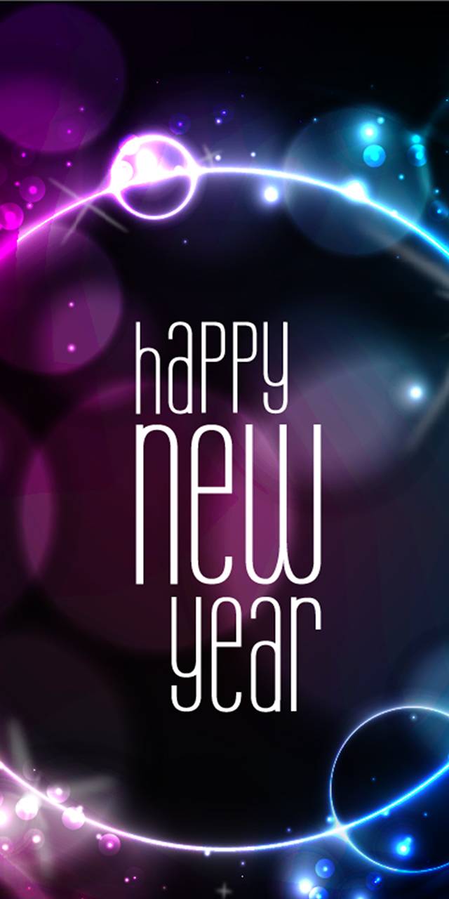 happy new year wallpaper,violet,text,purple,font,graphic design