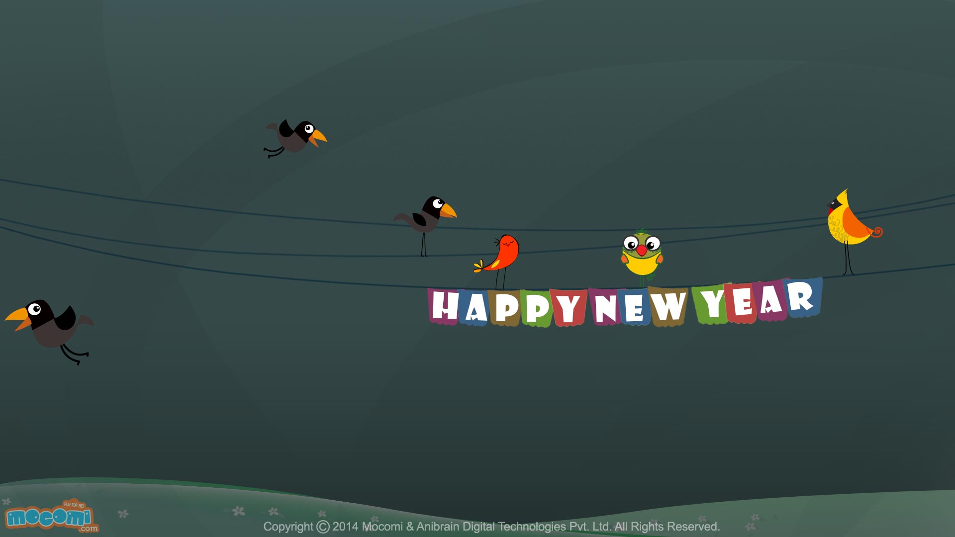 happy new year wallpaper,screenshot,sky,games