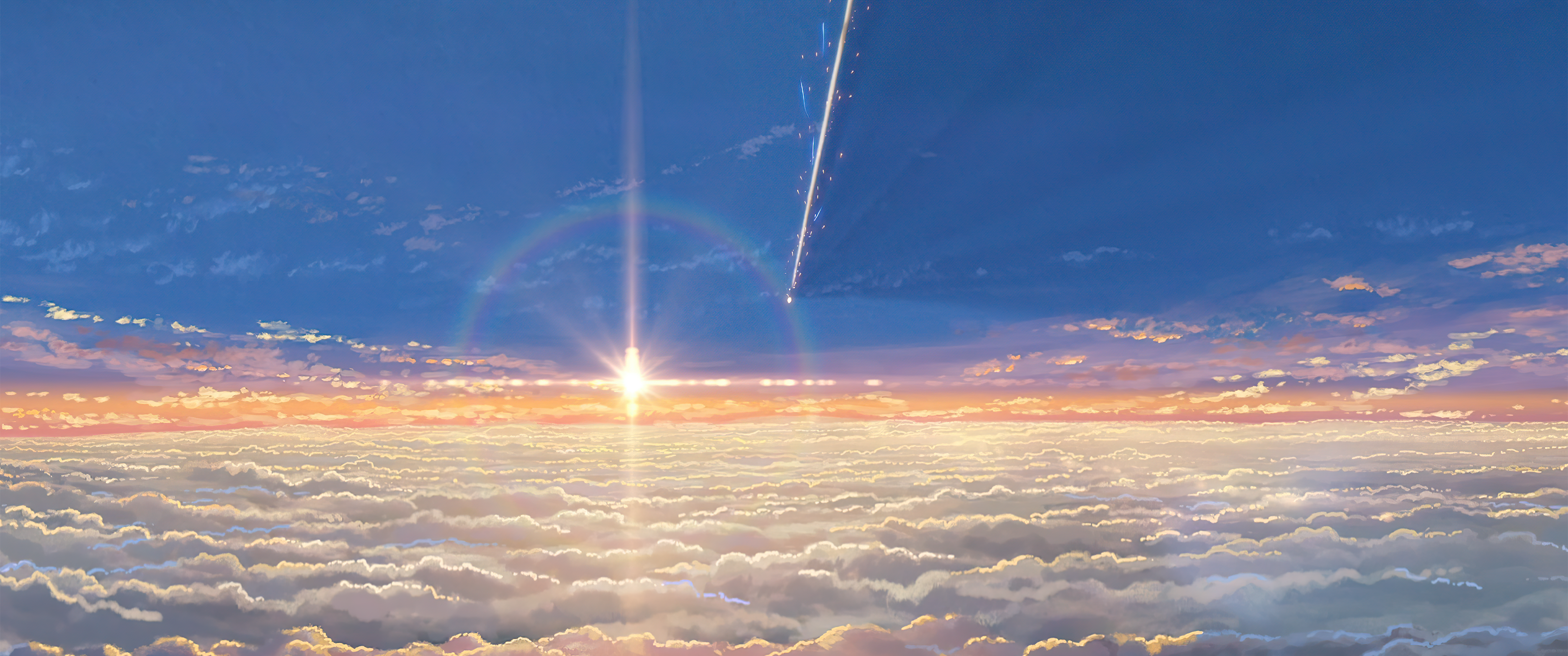 your name wallpaper,sky,atmosphere,cloud,daytime,horizon