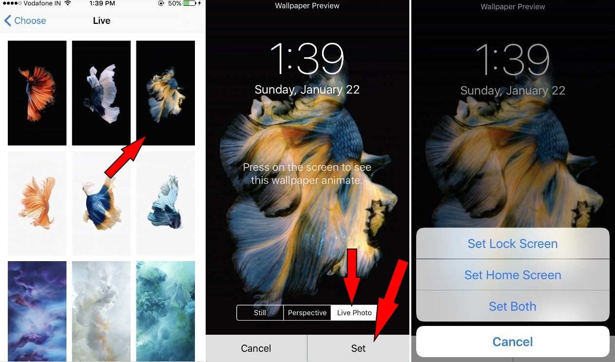 Set A Live Wallpaper On Iphone 7 WallpaperUse