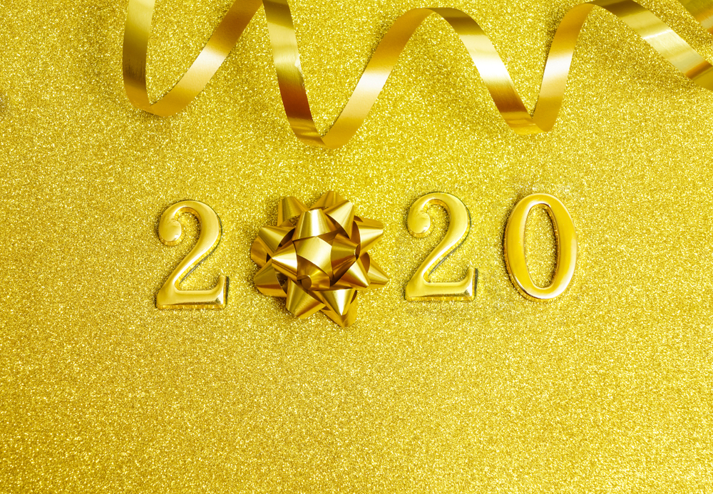 happy new year wallpaper,yellow,text,gold,metal,font