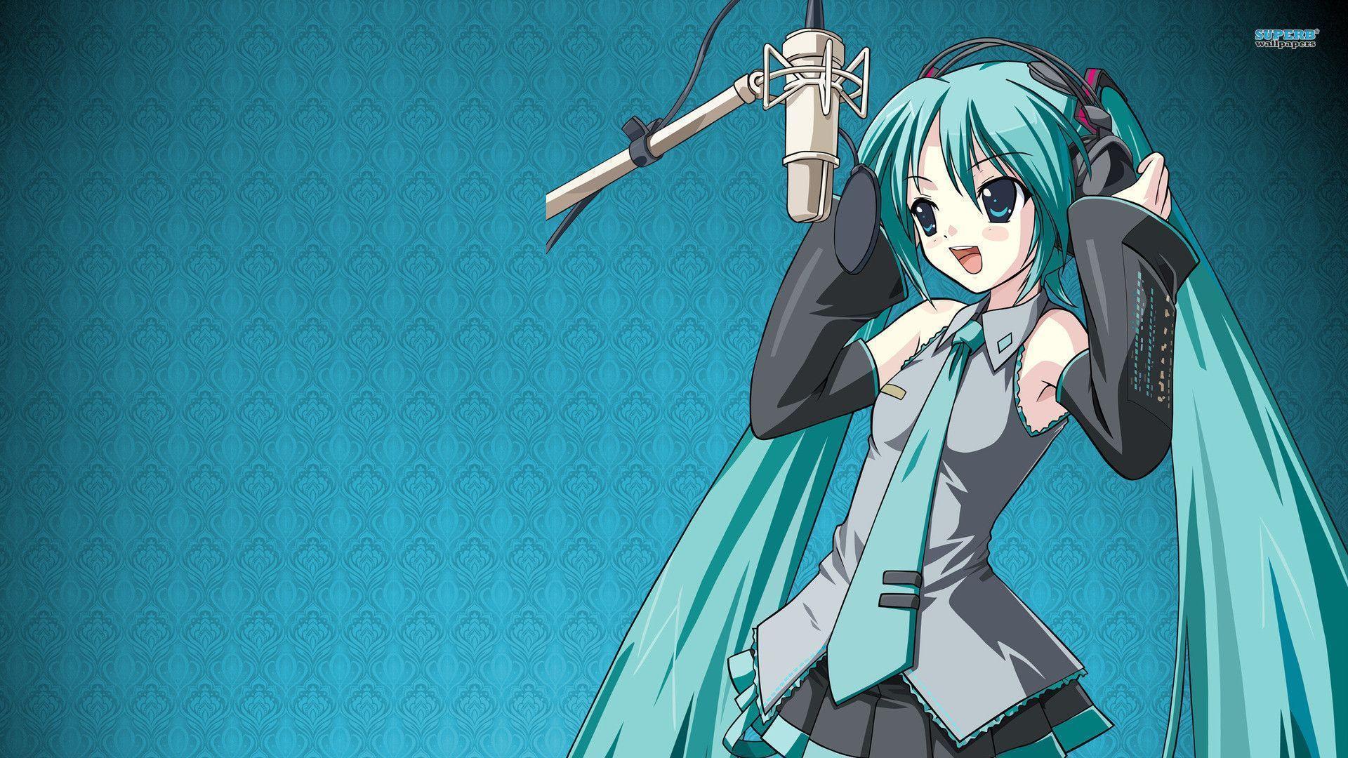 hatsune miku wallpaper,cartoon,anime,cg artwork,long hair,black hair