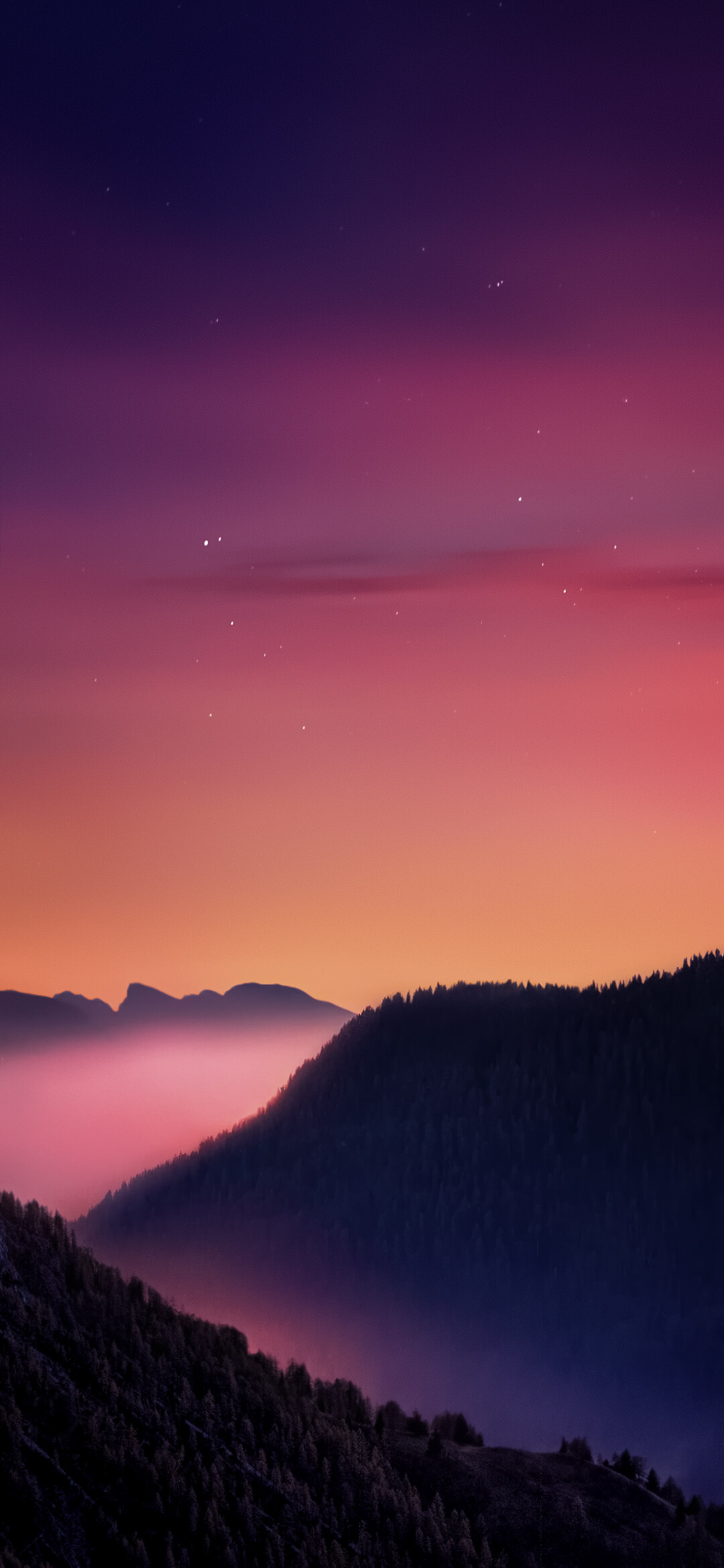 wallpaper xiaomi,sky,nature,atmospheric phenomenon,pink,purple