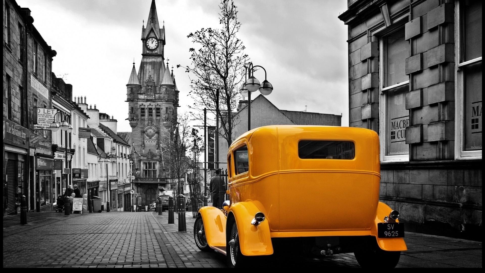 fond d'écran keren hd,véhicule à moteur,véhicule,jaune,voiture,classique