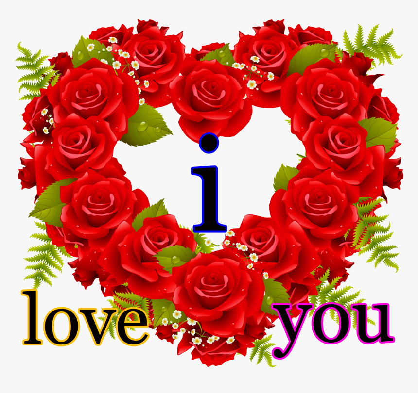 i love you wallpaper,cut flowers,rose,heart,red,valentine's day