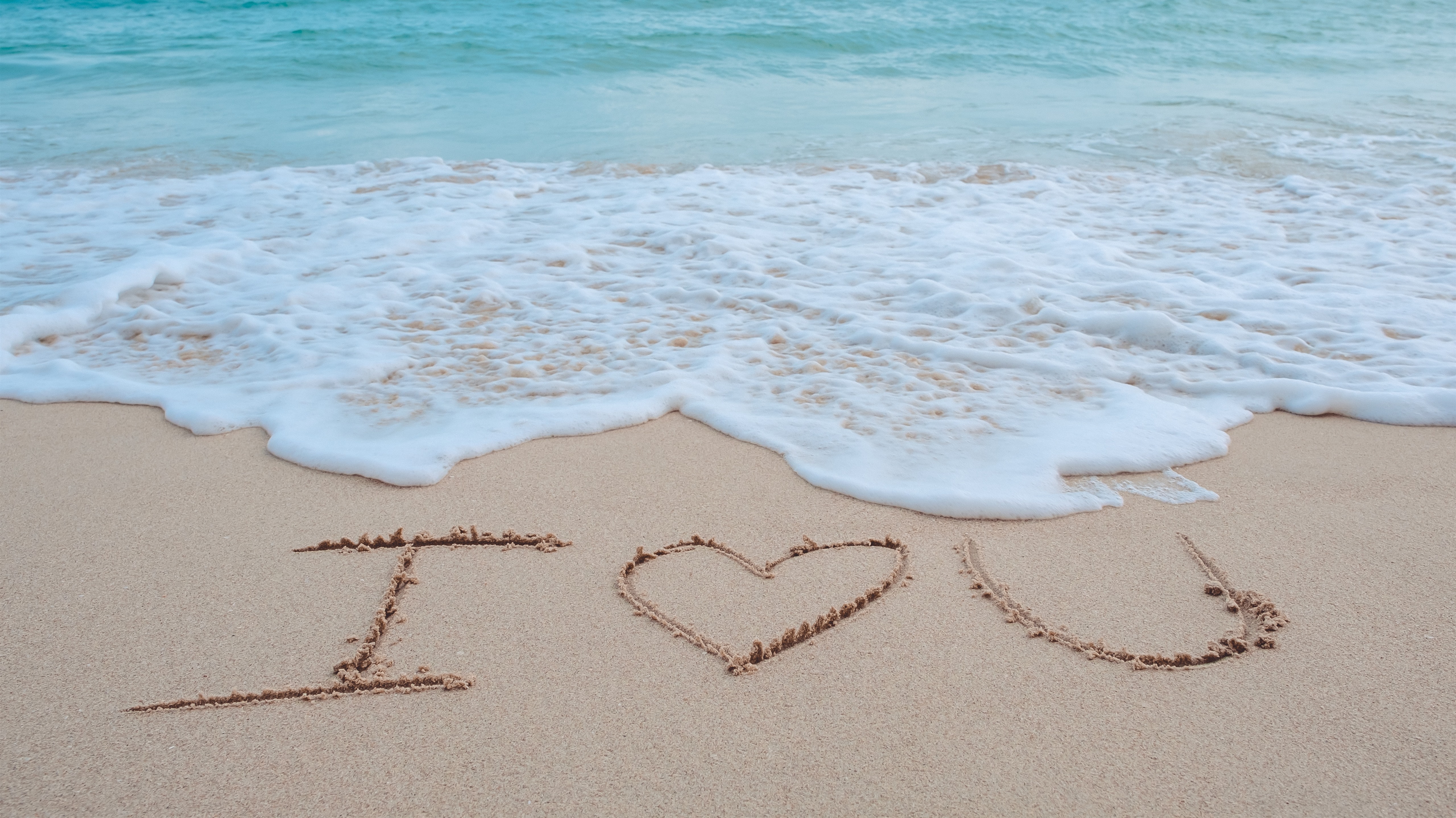 사랑해 바탕 화면,모래,바닷가,육지,웨이브,바다
