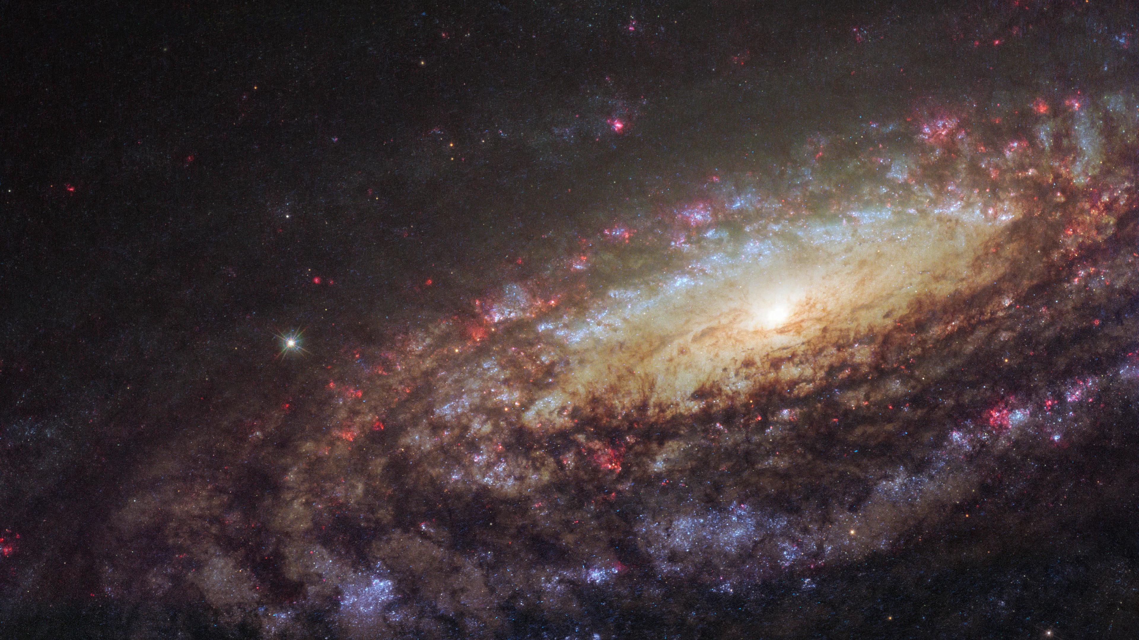Galaxy Stars Space 4k - Spiral Galaxy Hubble- WallpaperUse