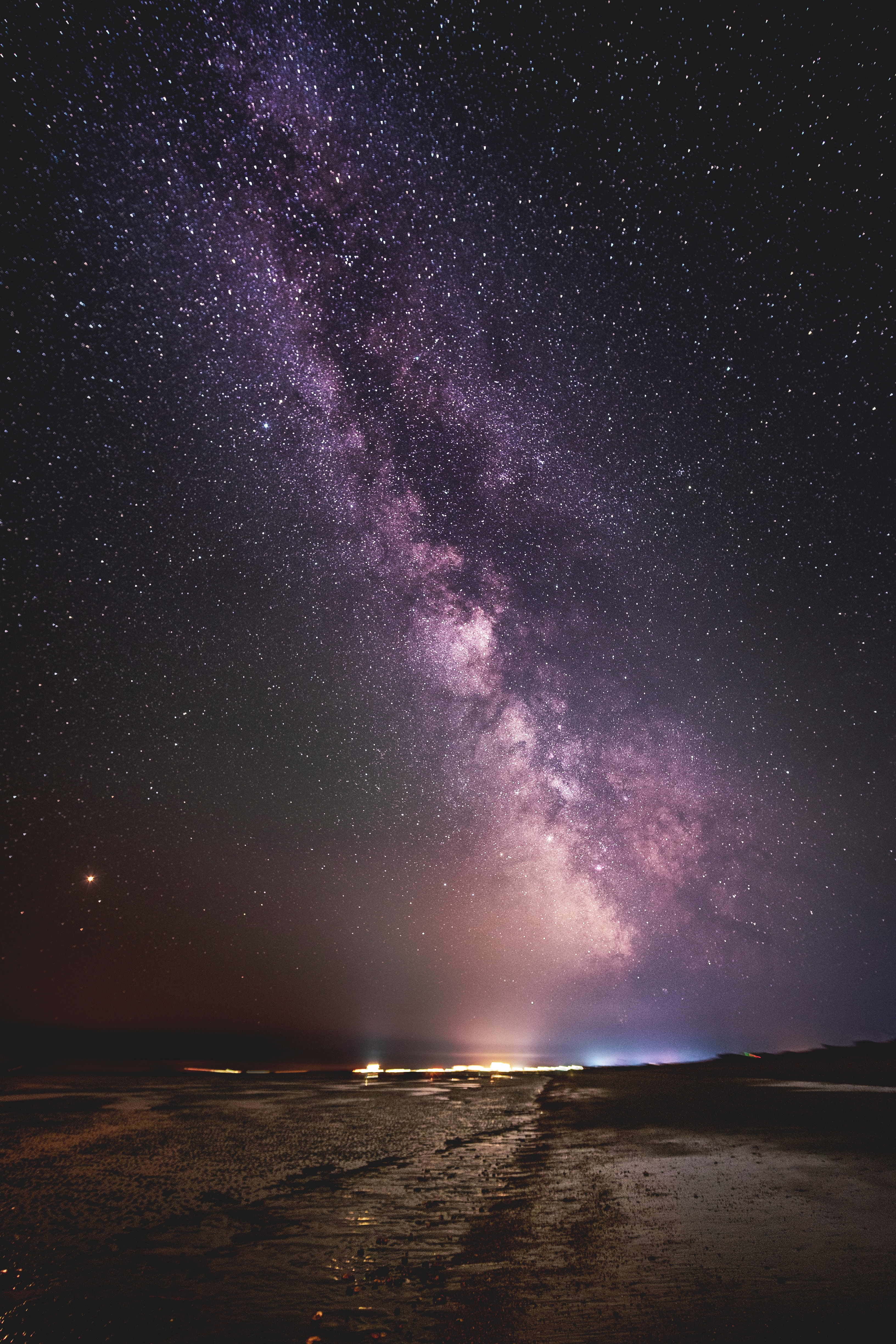 cielo nocturno fondo de pantalla,cielo,naturaleza,horizonte,atmósfera,noche