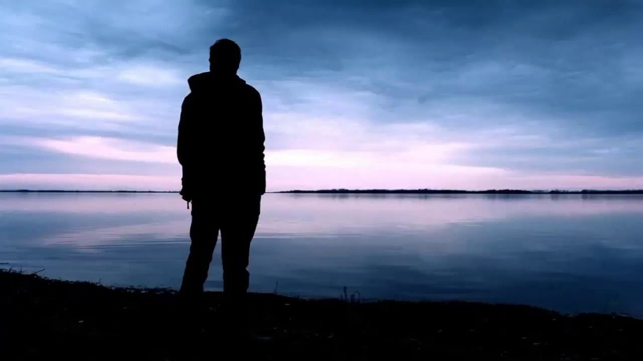 fondos de pantalla tristes para whatsapp,cielo,horizonte,agua,azul,silueta