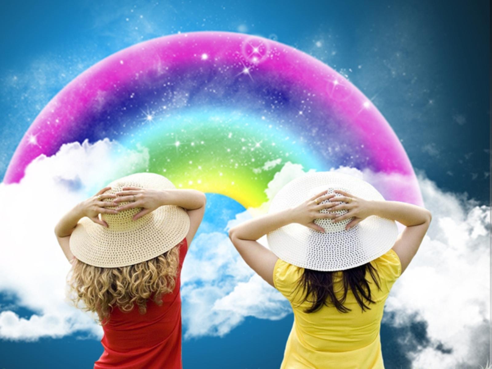 friendship day wallpapers,sky,fun,rainbow,cloud,meteorological phenomenon